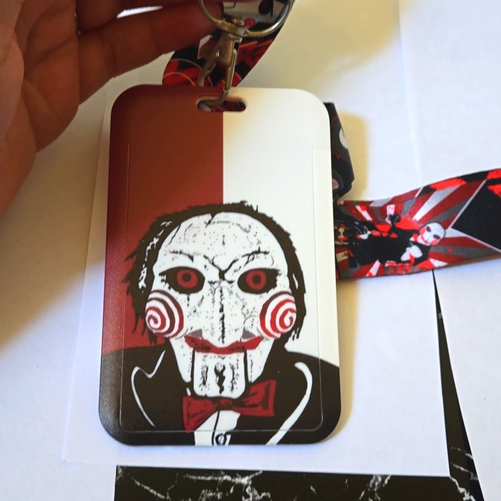 🍒🍒 JigSaw Card Holder with Lanyard